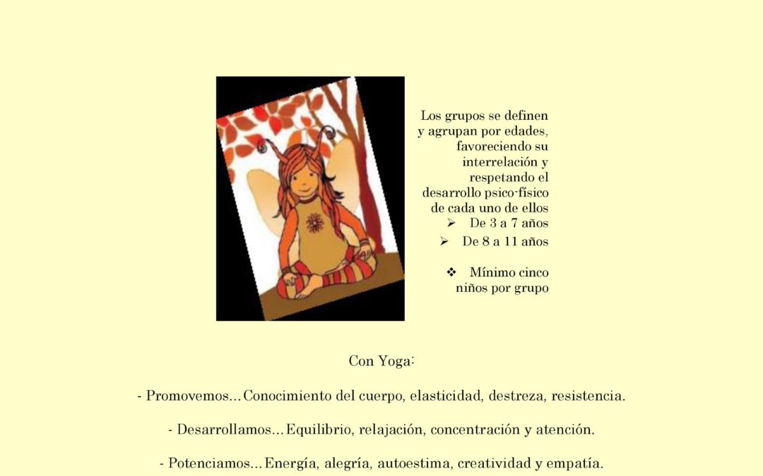 YOGA PARA NIÑOS